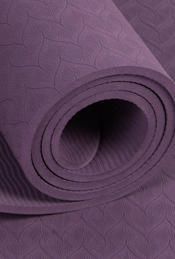 Коврик для йоги 6 мм (фиолетовый)