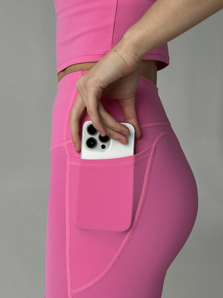 Леггинсы с боковыми карманами (Высокая посадка)