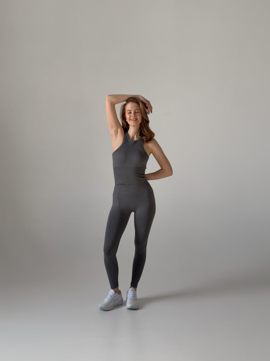 Топ-майка бесшовный удлиненный (Без застежки)