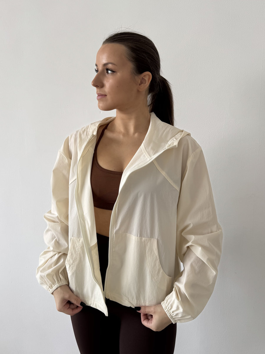 Олимпийка на молнии с капюшоном