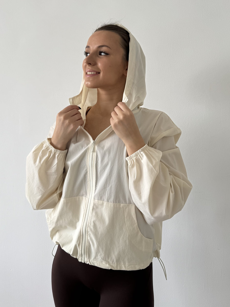 Олимпийка на молнии с капюшоном