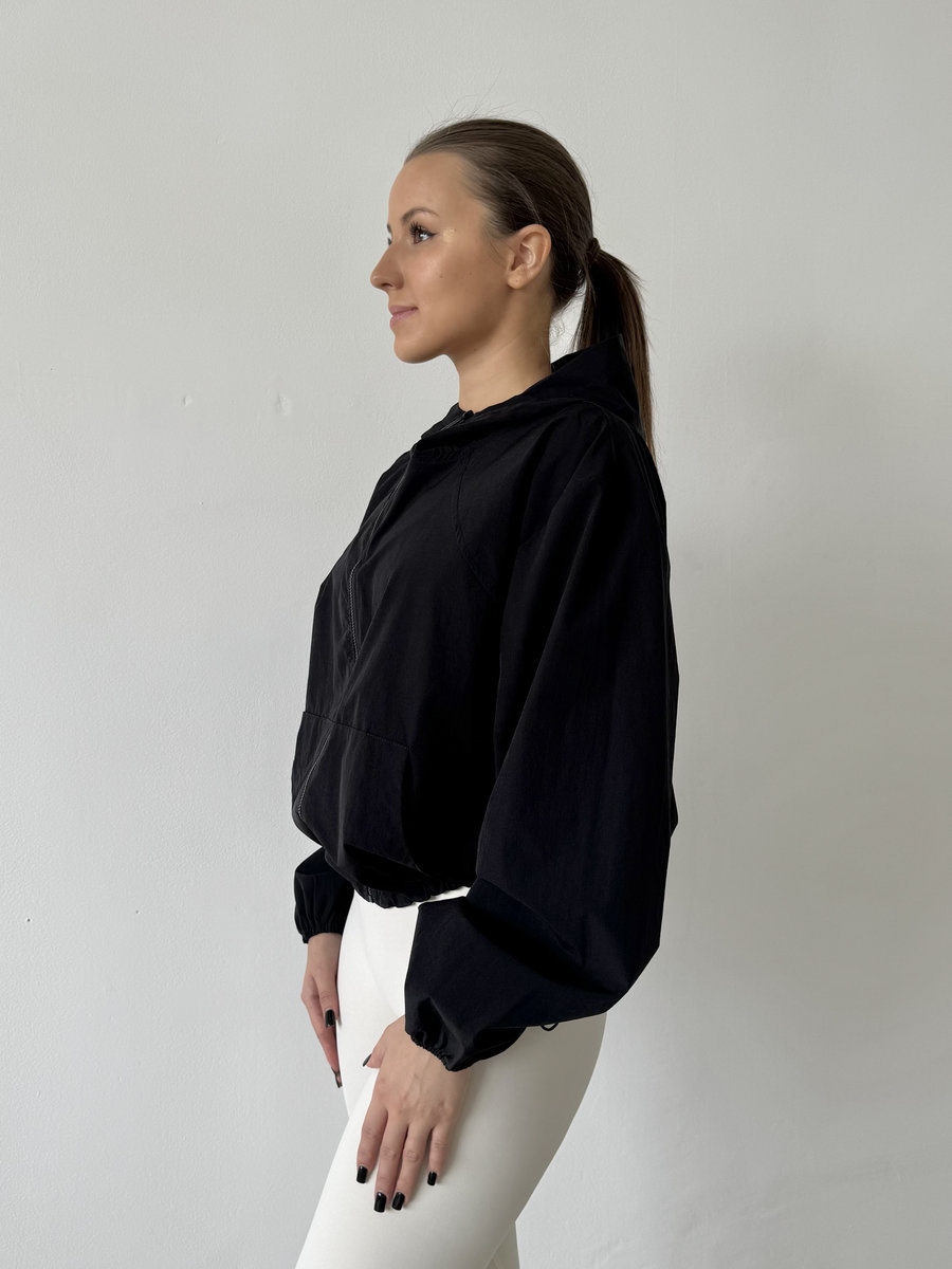 Олимпийка на молнии с капюшоном