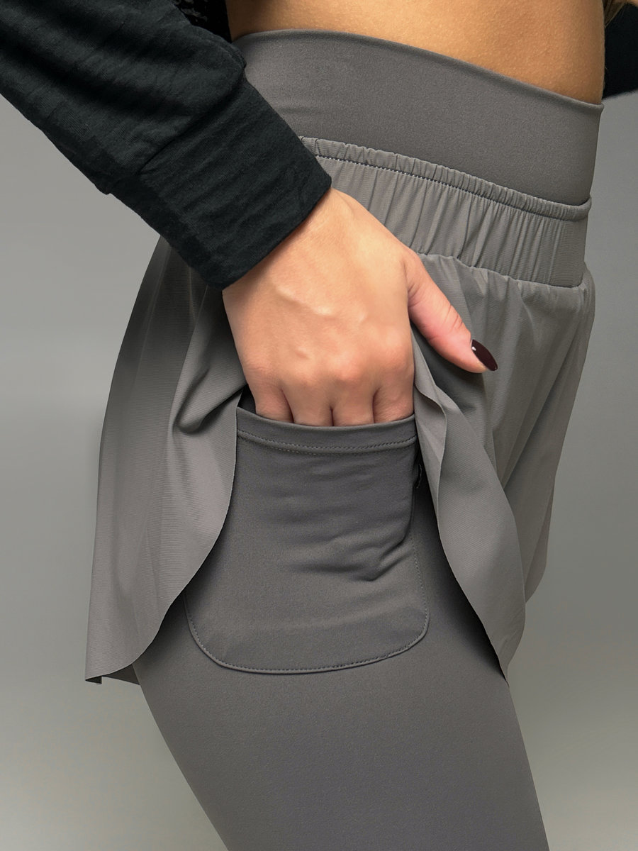 Легинсы-шорты 2 в 1 (Высокая посадка)