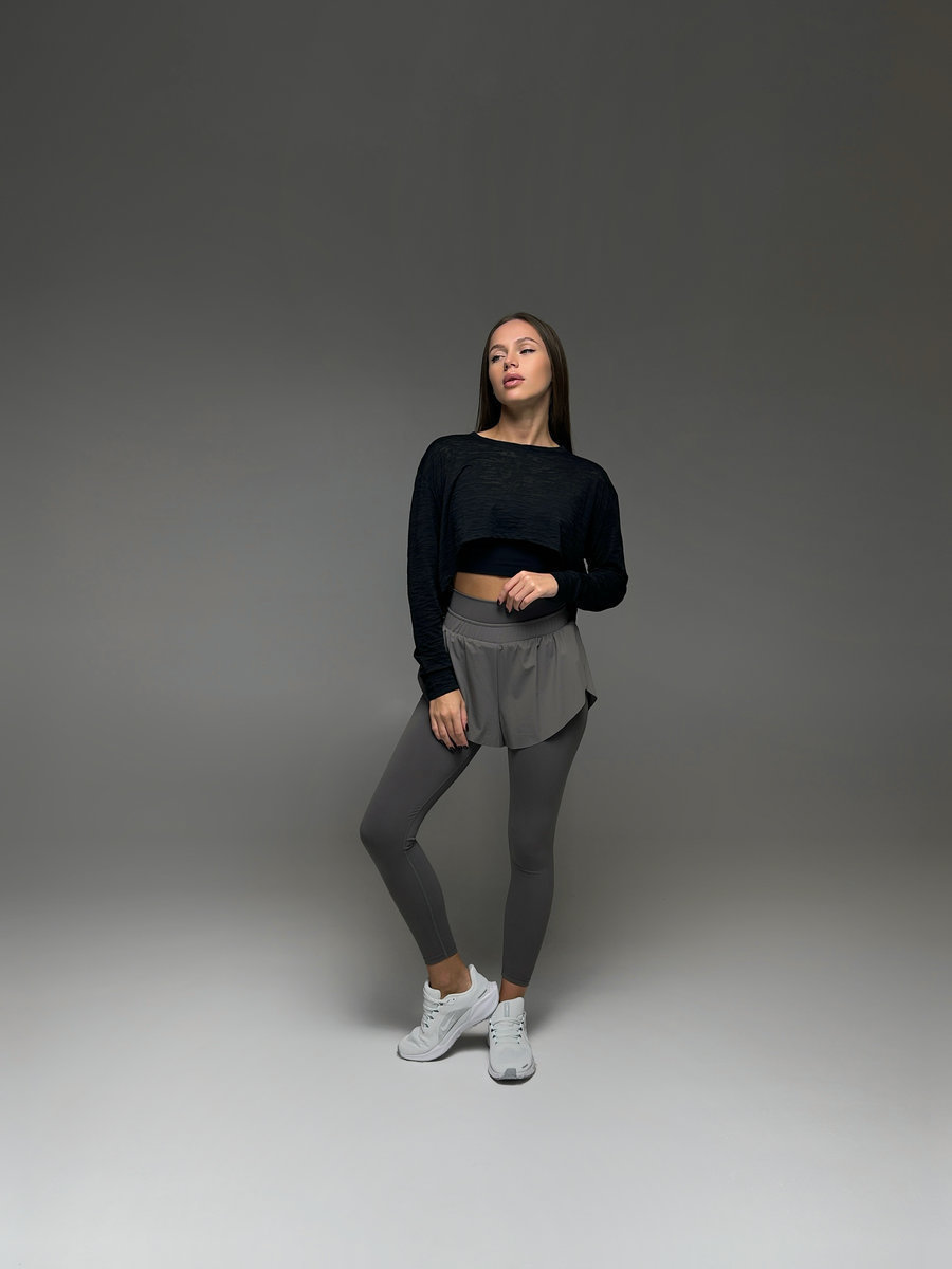 Легинсы-шорты 2 в 1 (Высокая посадка)