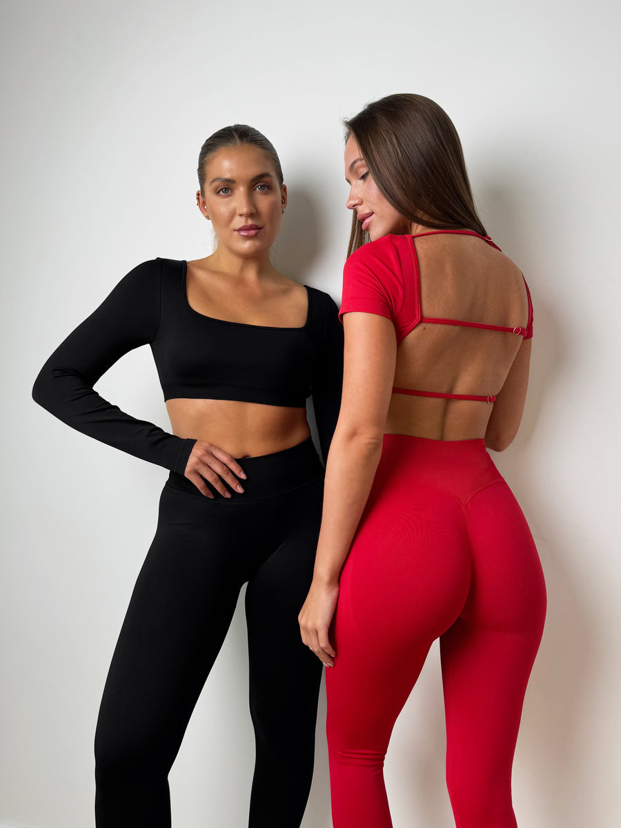 Легинсы бесшовные с подчеркнутым Push up