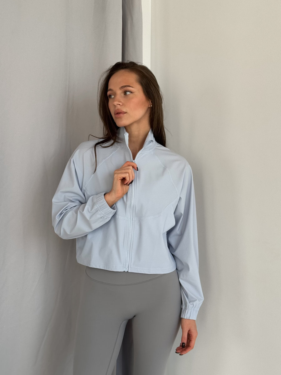 Олимпийка на молнии свободного кроя