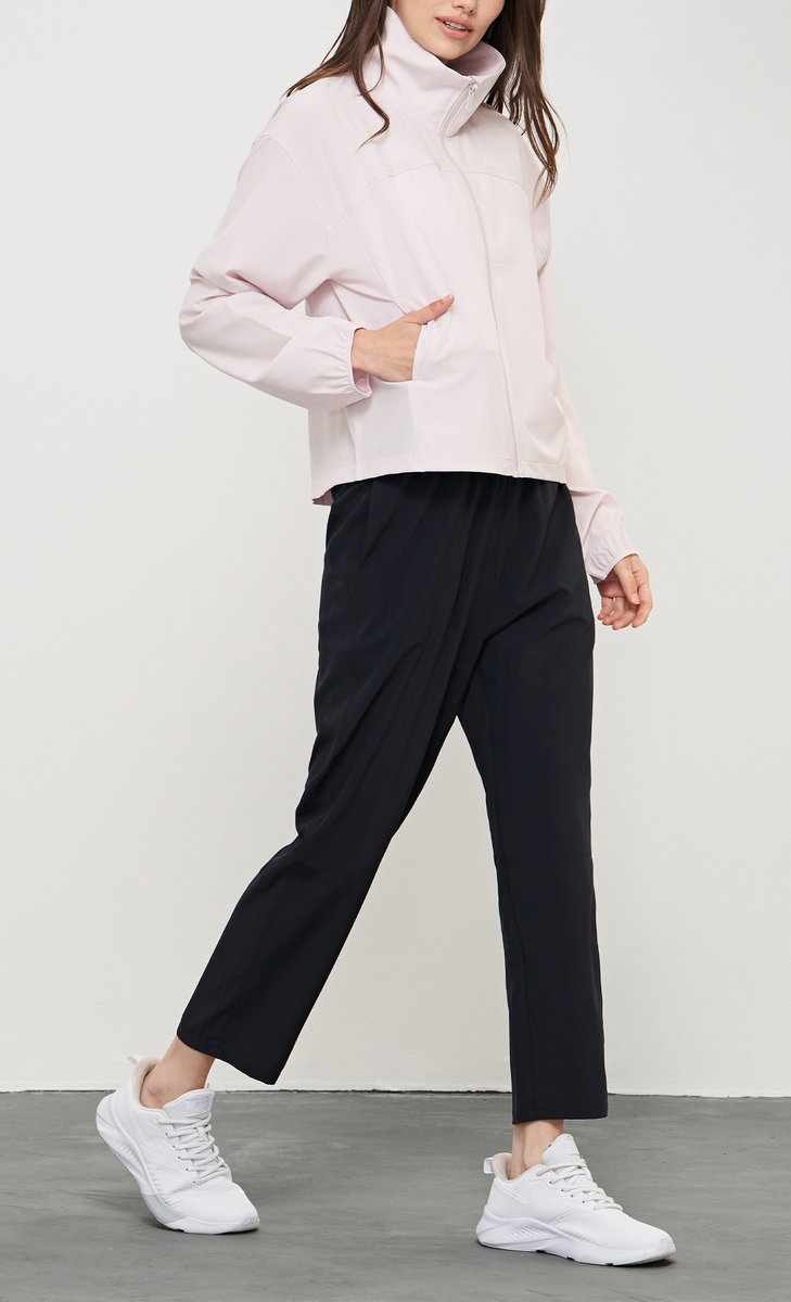 Олимпийка на замке с воротником-стойкой