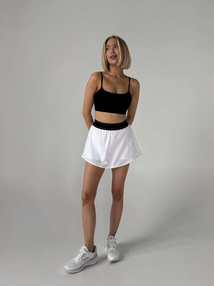 Юбка-шорты из струящейся ткани