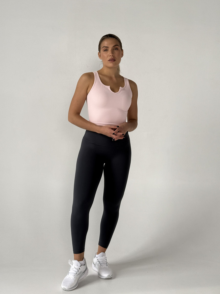 Классические леггинсы с потайным карманом на пояснице (Ультравысокая посадка)