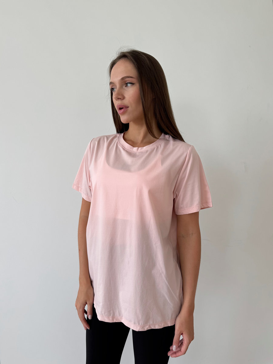 Футболка удлиненная свободная