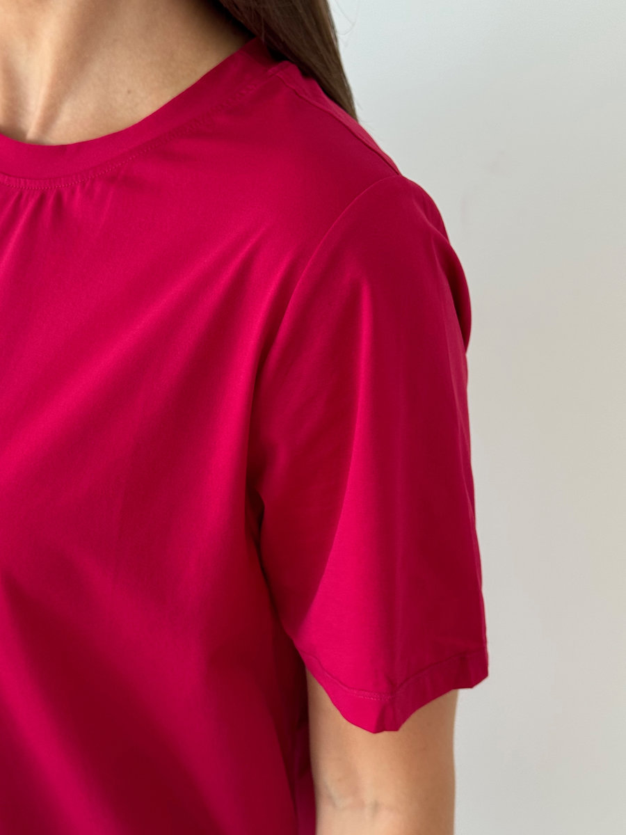 Футболка удлиненная свободная