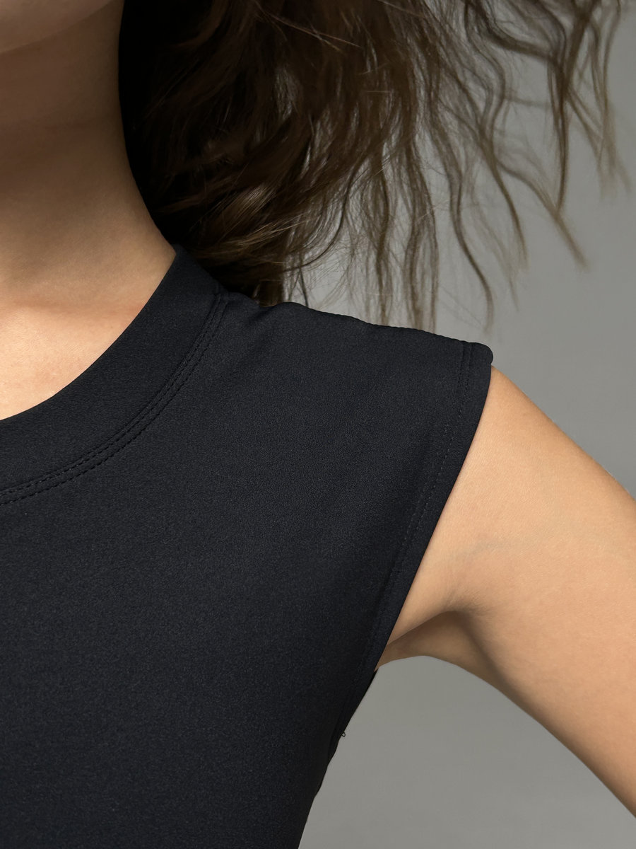 Теннисная юбка-шорты с широким плиссе