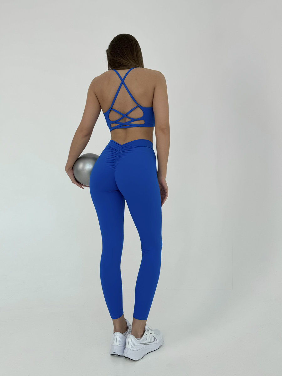 Лосины с V-образным вырезом на ягодицах (Ультравысокая посадка)