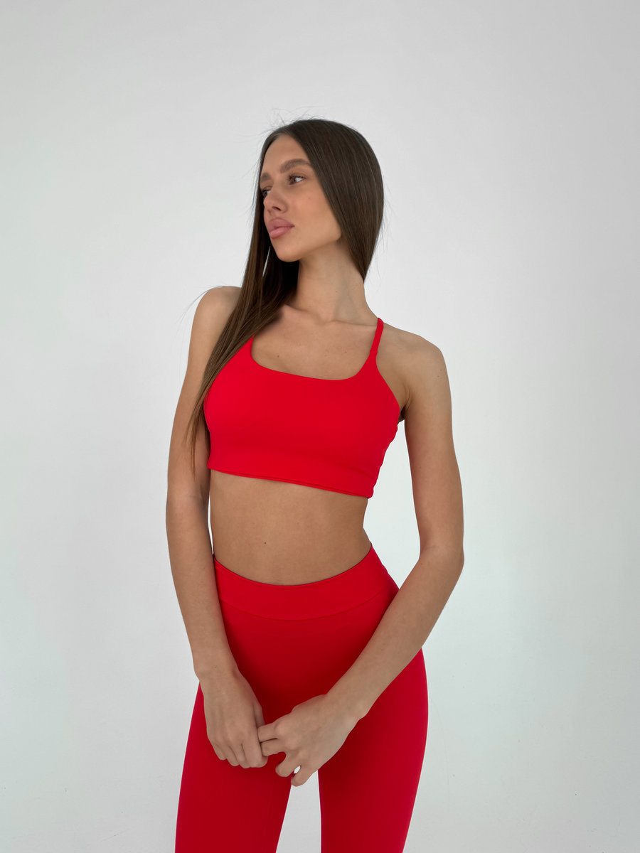 Топ с многочисленными бретелями на спине (Без застежки)