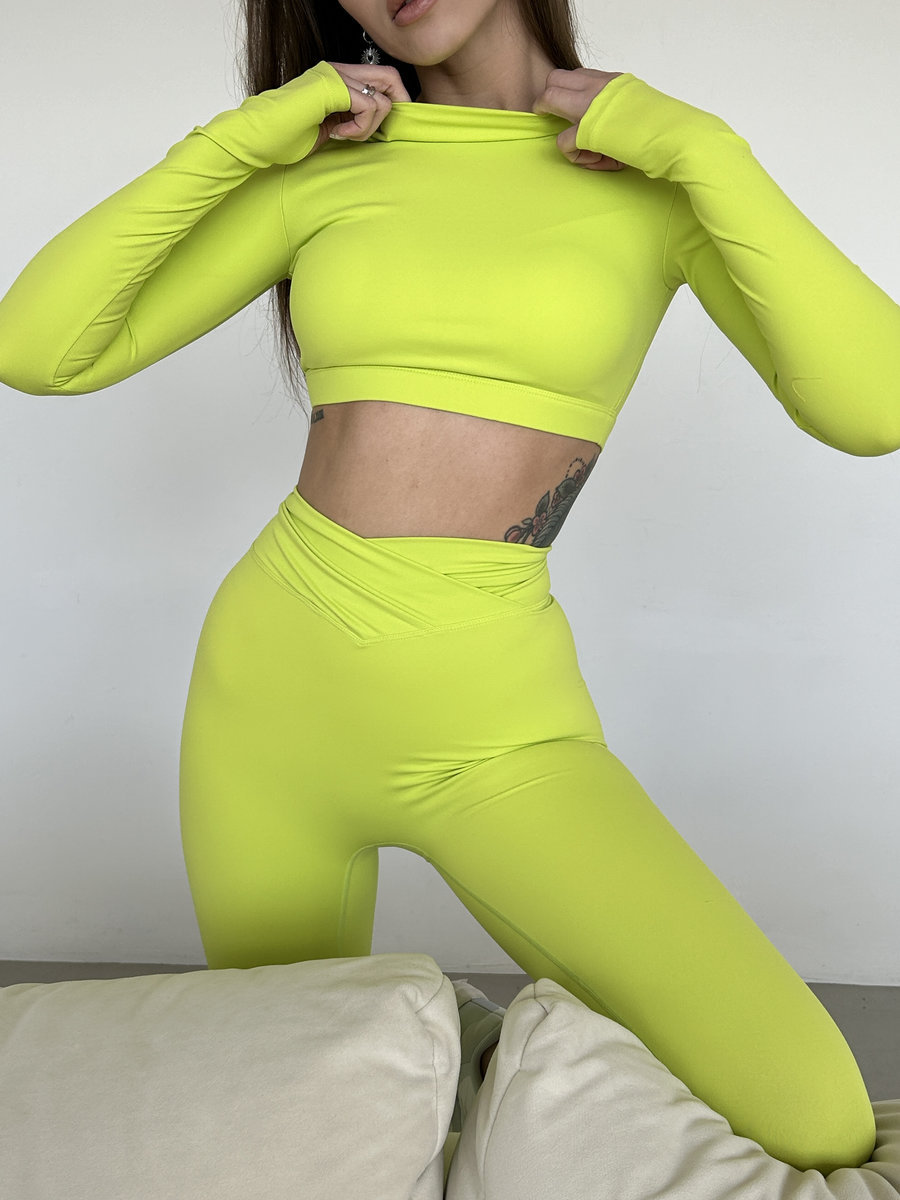 Лосины c V-образным поясом (Высокая посадка)