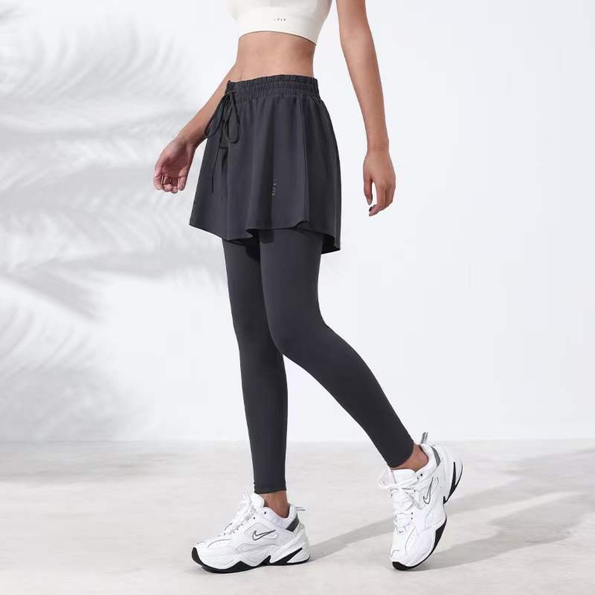 Легинсы с удлиненными шортами 2 в 1 (Высокая посадка)