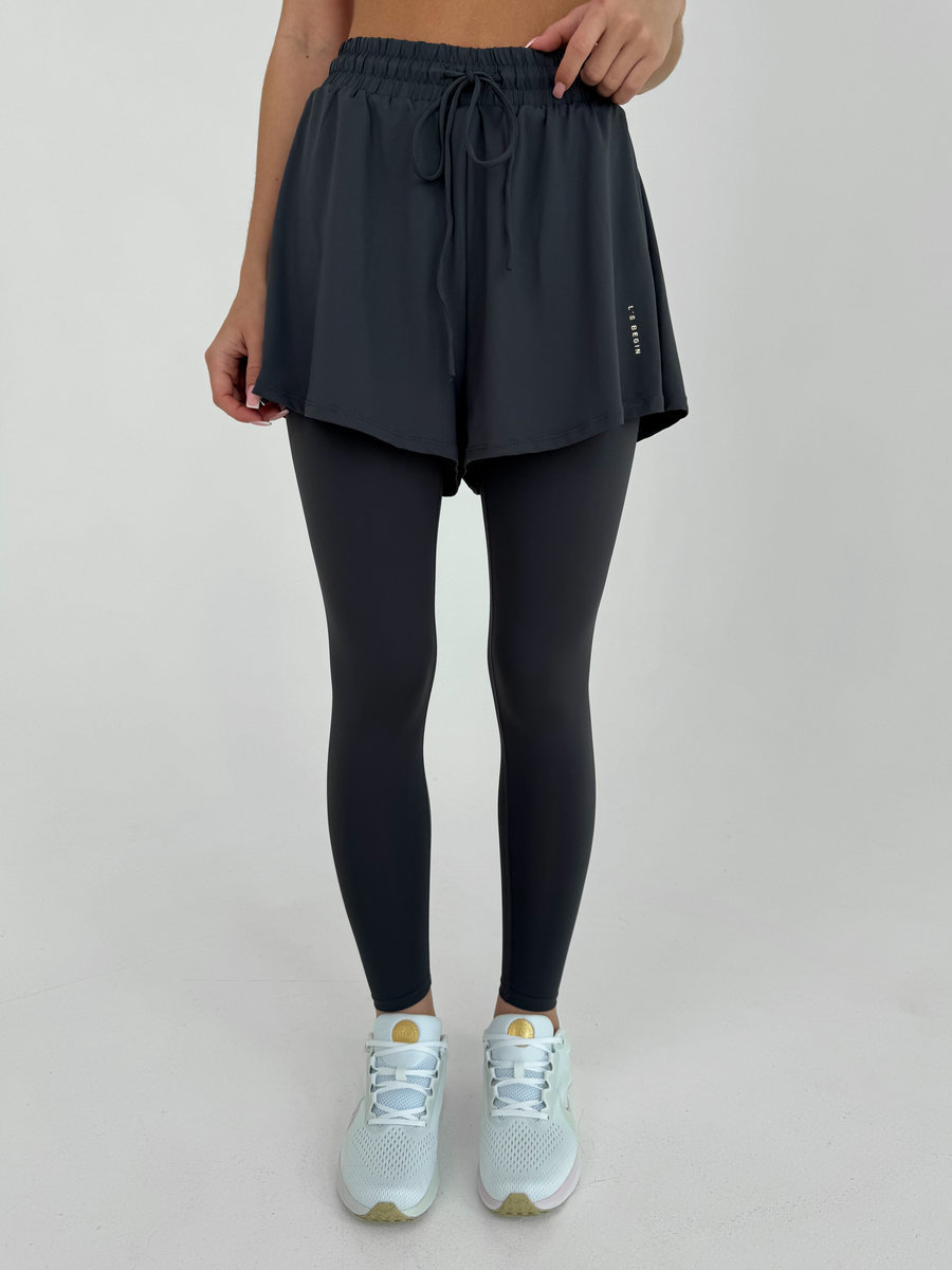 Легинсы с удлиненными шортами 2 в 1 (Высокая посадка)