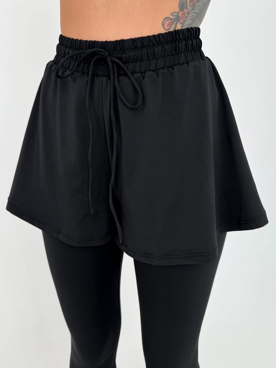 Легинсы с удлиненными шортами 2 в 1 (Высокая посадка)