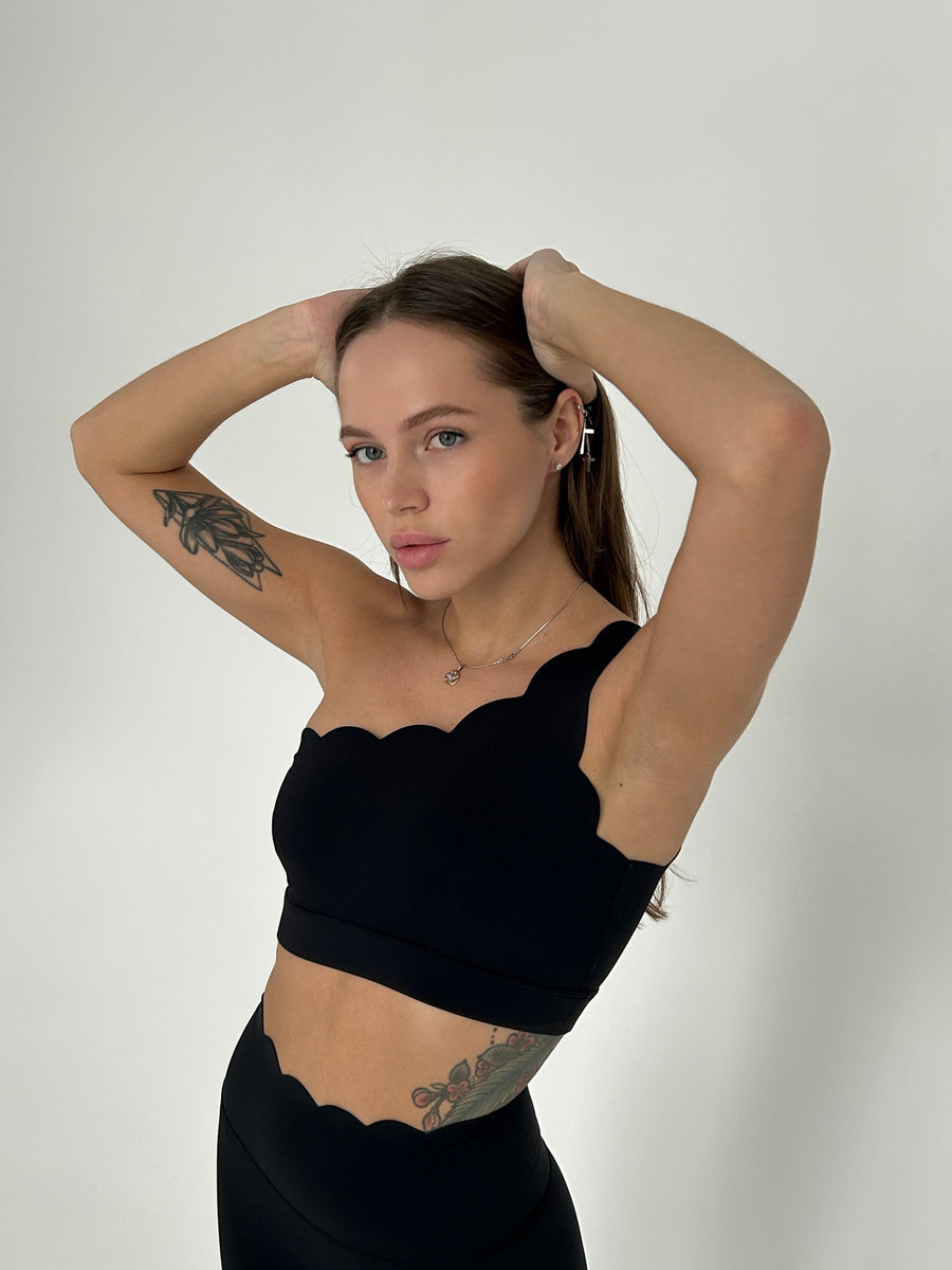 Бра на одно плечо с ажурным дизайном (Без застежки)