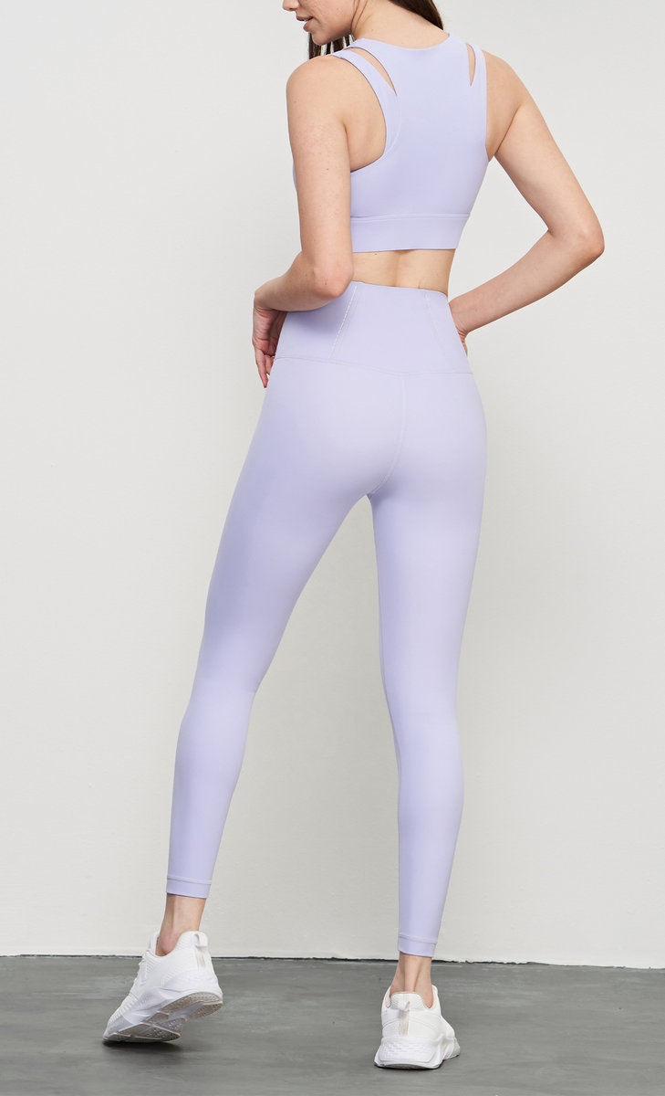 Леггинсы с моделирующим швом на талии (Высокая посадка)