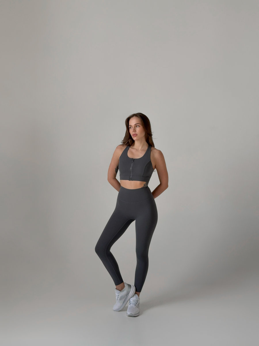 Леггинсы с выделенным швом над ягодицами (Высокая посадка)