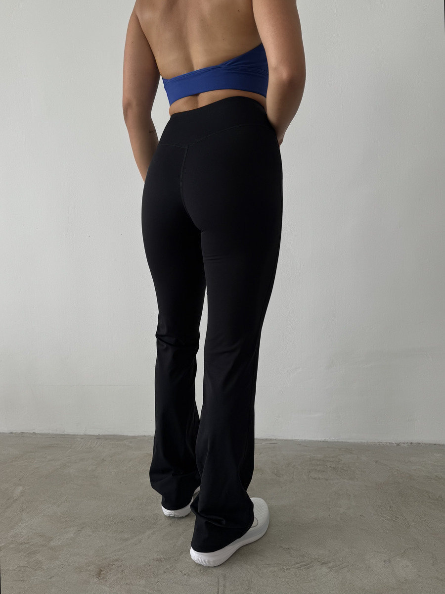 Классические расклешенные леггинсы (Высокая посадка)