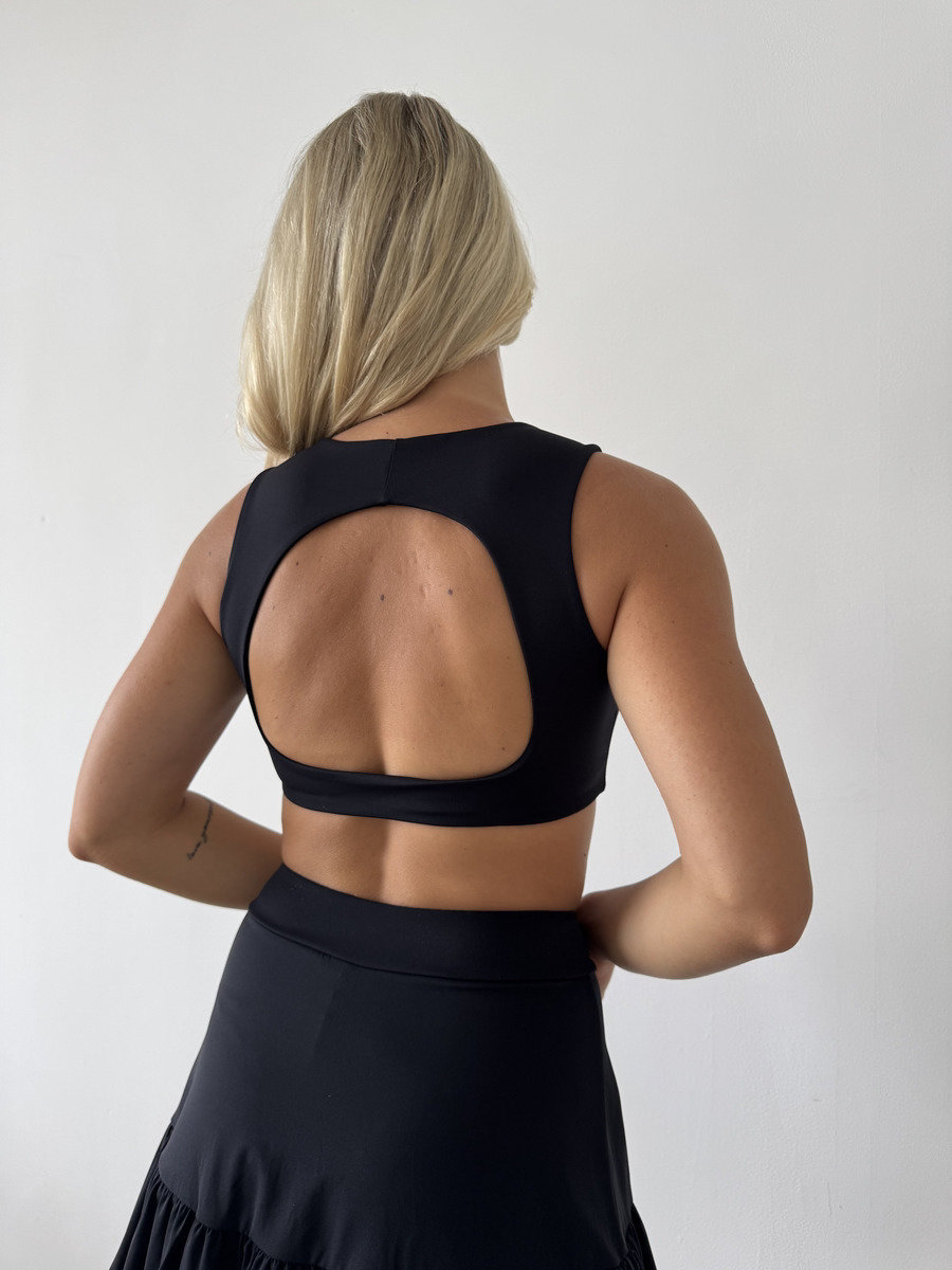 Топ с открытой спиной (без застежки)