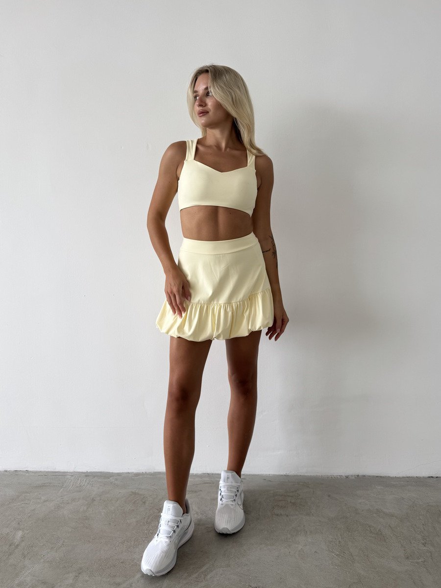 Спортивная юбка баллон с шортами