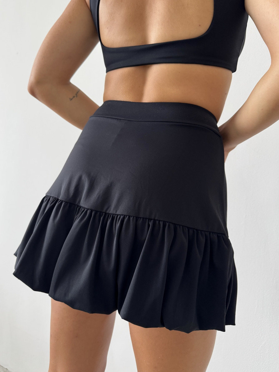 Спортивная юбка баллон с шортами