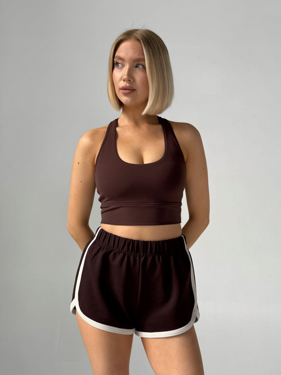 Спортивный топ c открытыми лопатками (Без застежки)