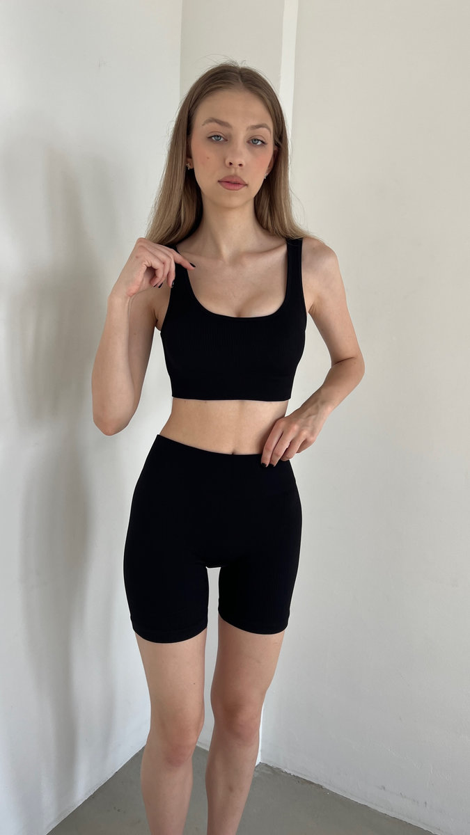 Бра бесшовное в рубчик BASE (Без застежки)