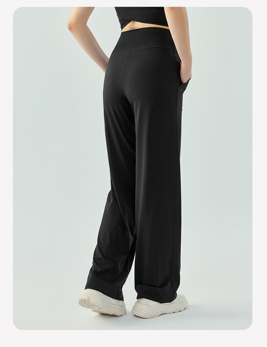 Эластичные брюки-трубы для спорта