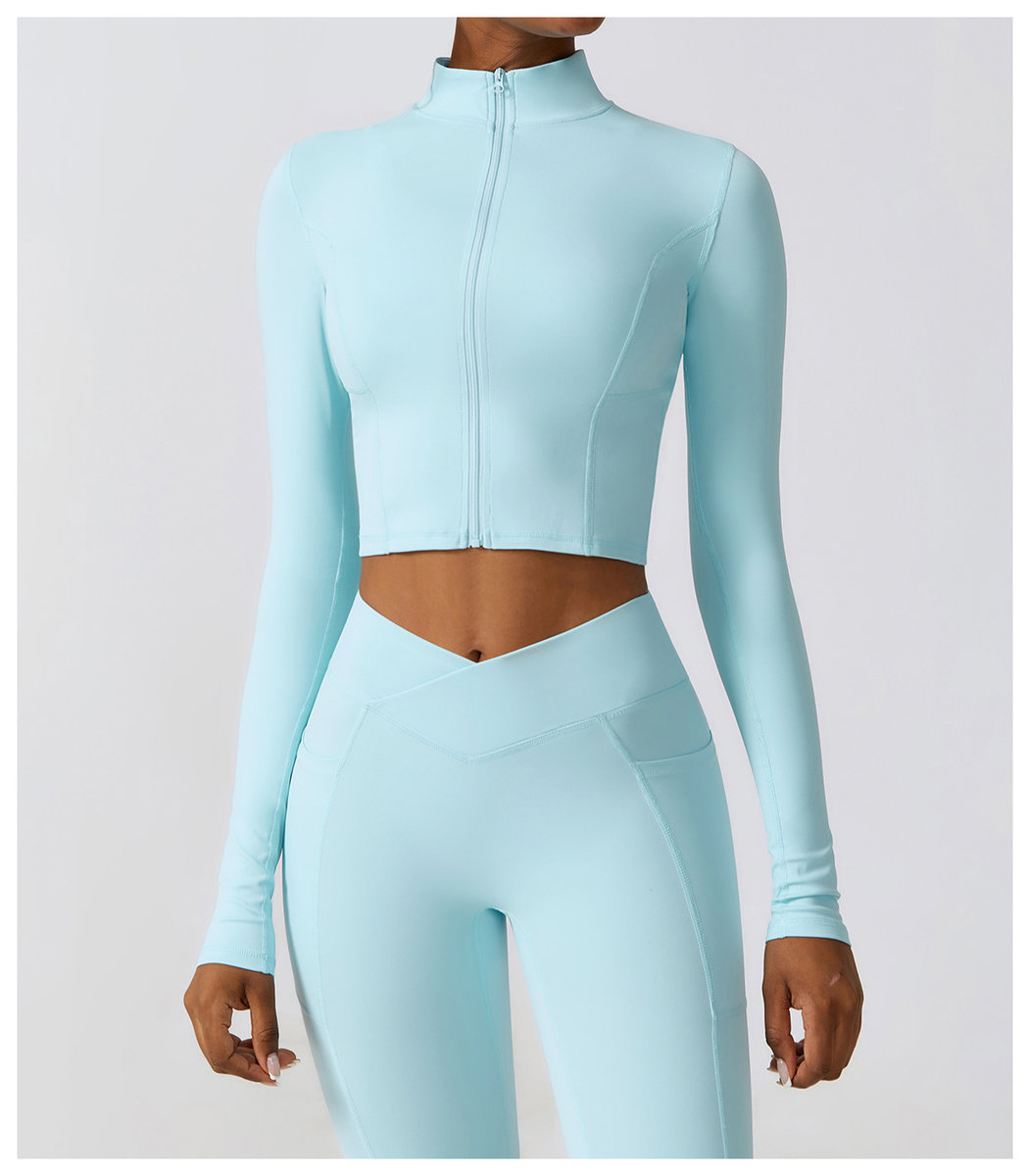 Спортивный рашгард укороченный на молнии