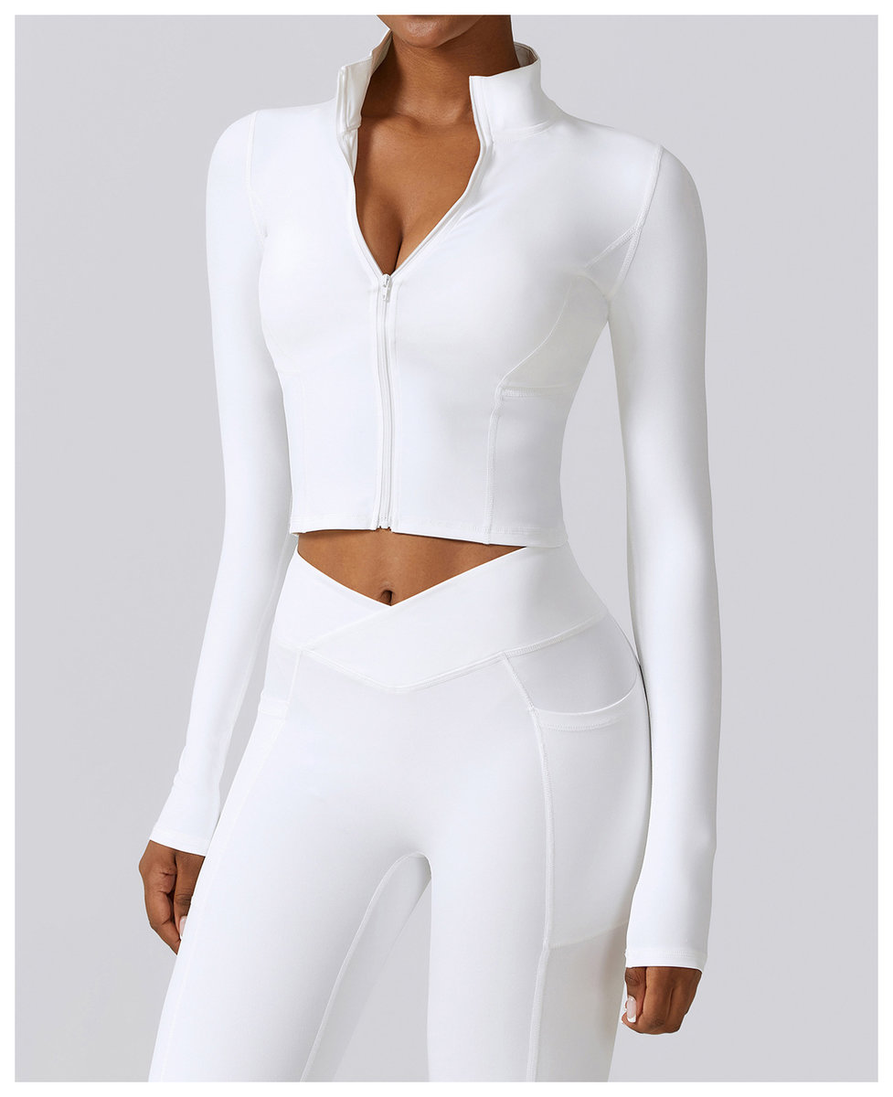 Спортивный рашгард укороченный на молнии