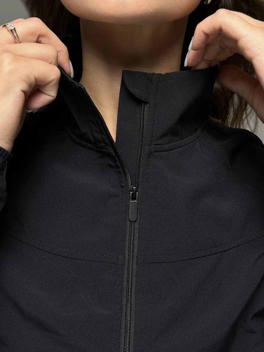 Олимпийка на молнии средней длины