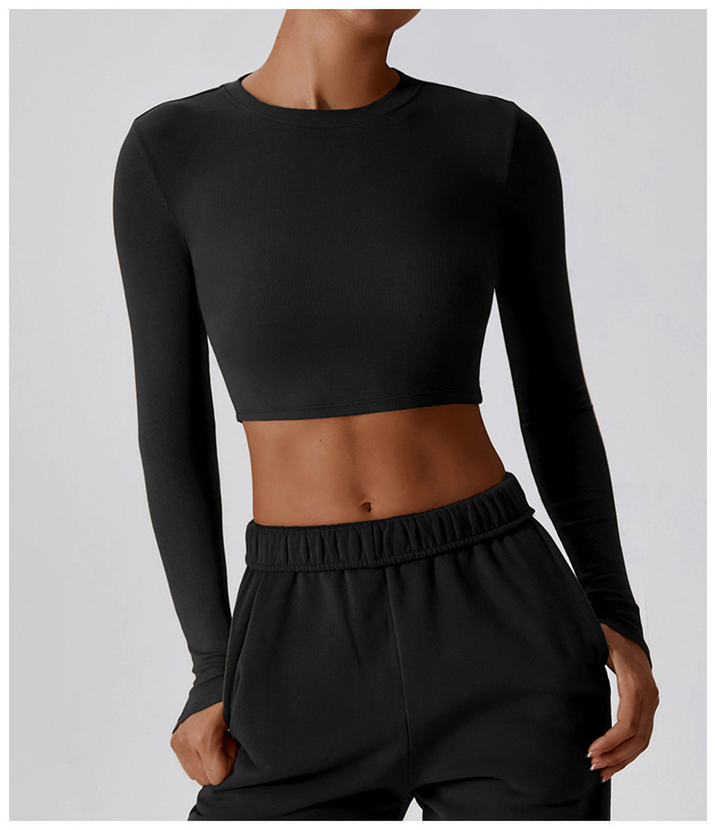 Спортивный рашгард в рубчик без чашек