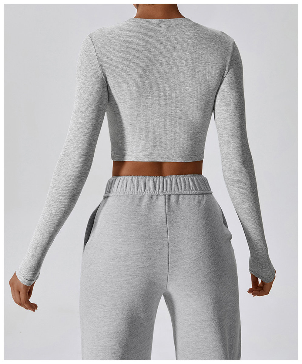 Спортивный рашгард в рубчик без чашек