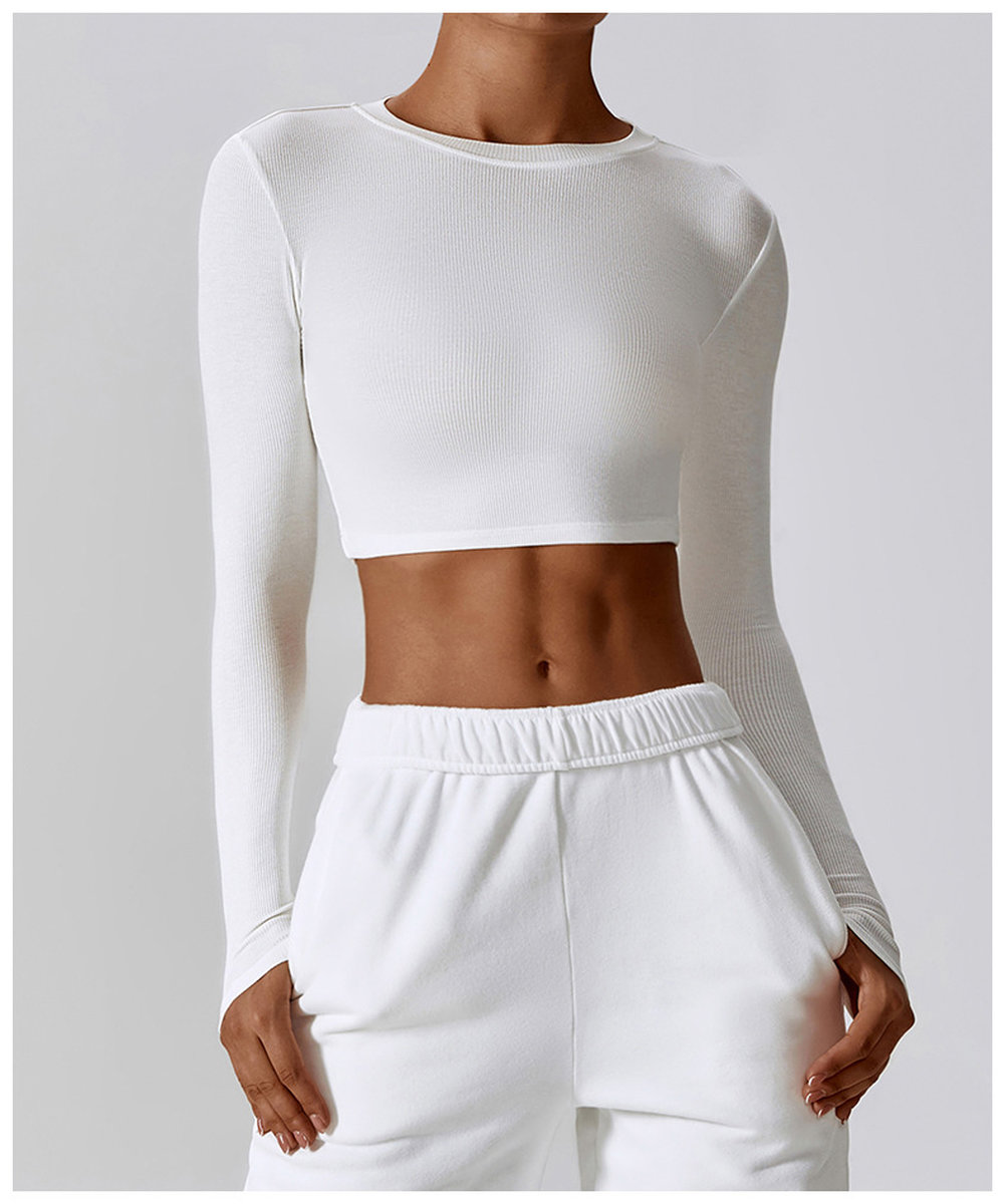 Спортивный рашгард в рубчик без чашек