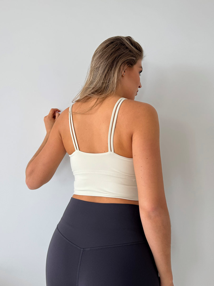 Топ c тонкими двойными бретелями (Без застежки)