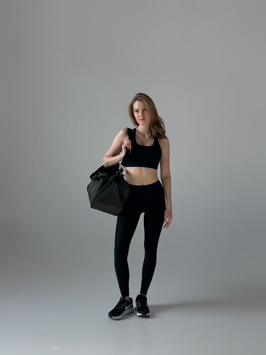 Лосины классические в рубчик  (Высокая посадка)