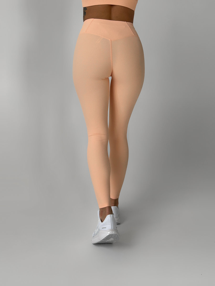 Лосины классические в рубчик  (Высокая посадка)