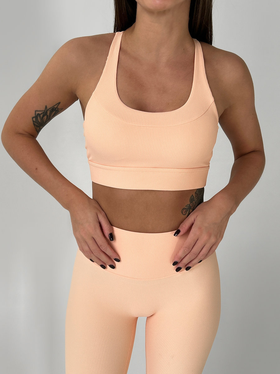 Бра в рубчик с открытой спиной (Без застежки)