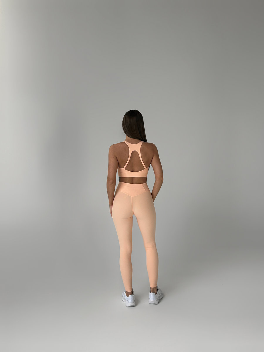 Бра в рубчик с открытой спиной (Без застежки)