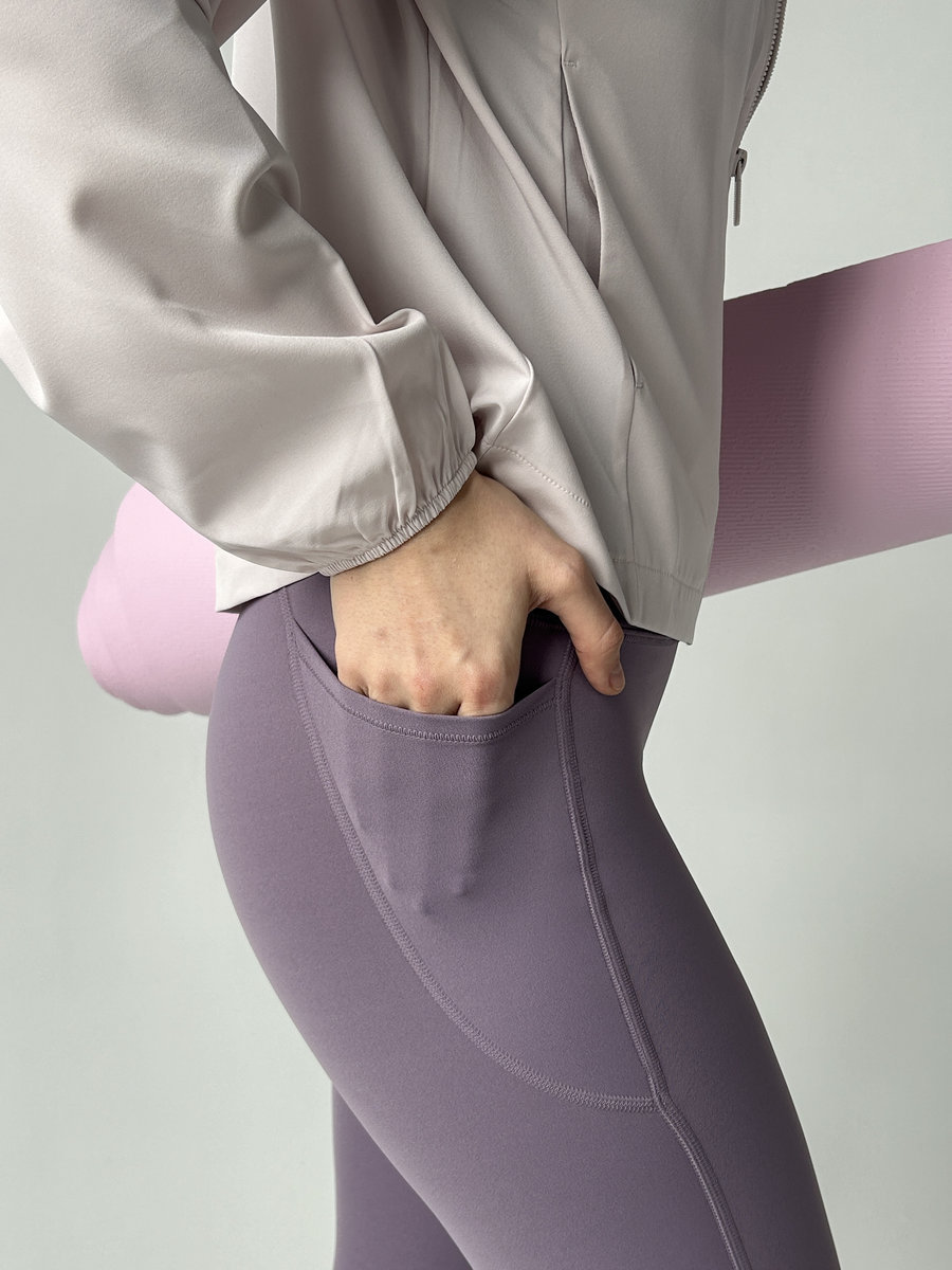 Леггинсы с боковыми карманами (Высокая посадка)