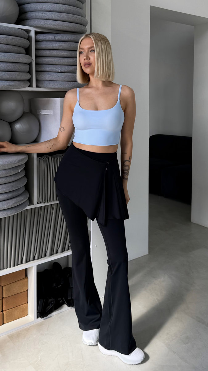 Леггинсы клеш cо съемной юбкой (Высокая посадка)