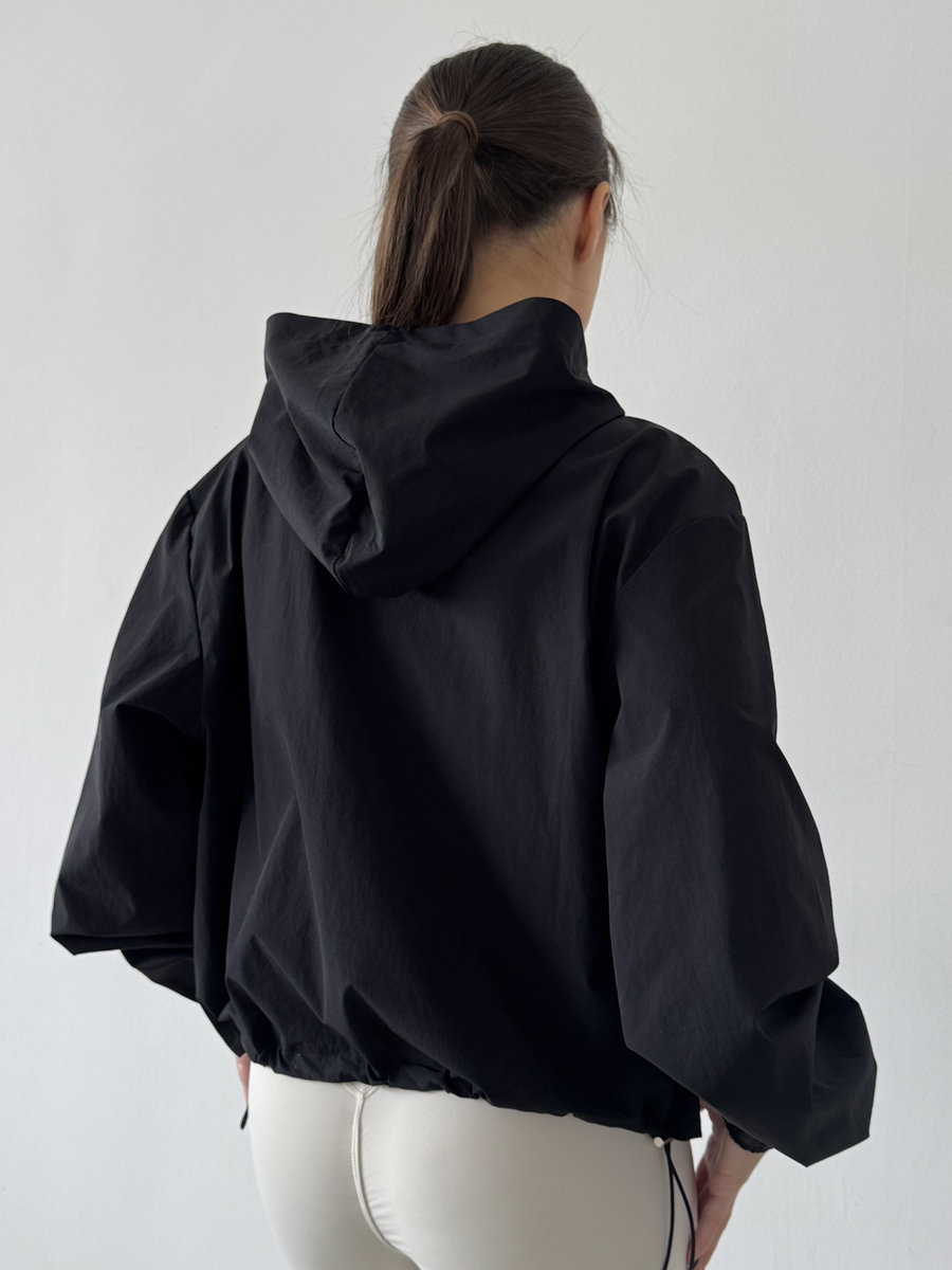 Олимпийка на молнии с капюшоном