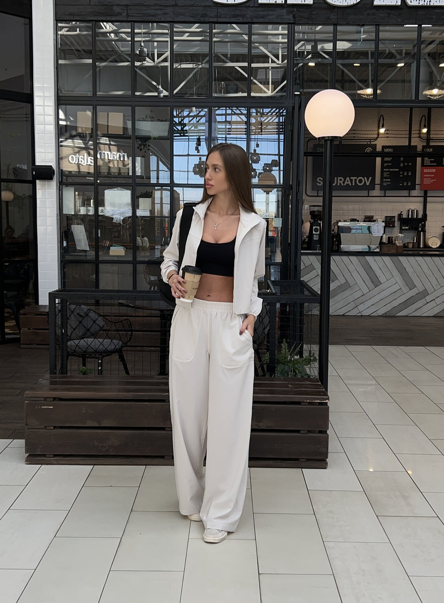 Брюки свободные спортивные