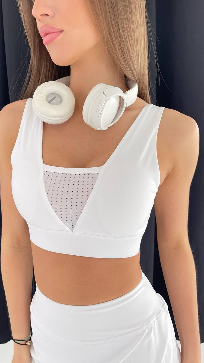 Бра с перфорацией на груди и спине (Без застежки)
