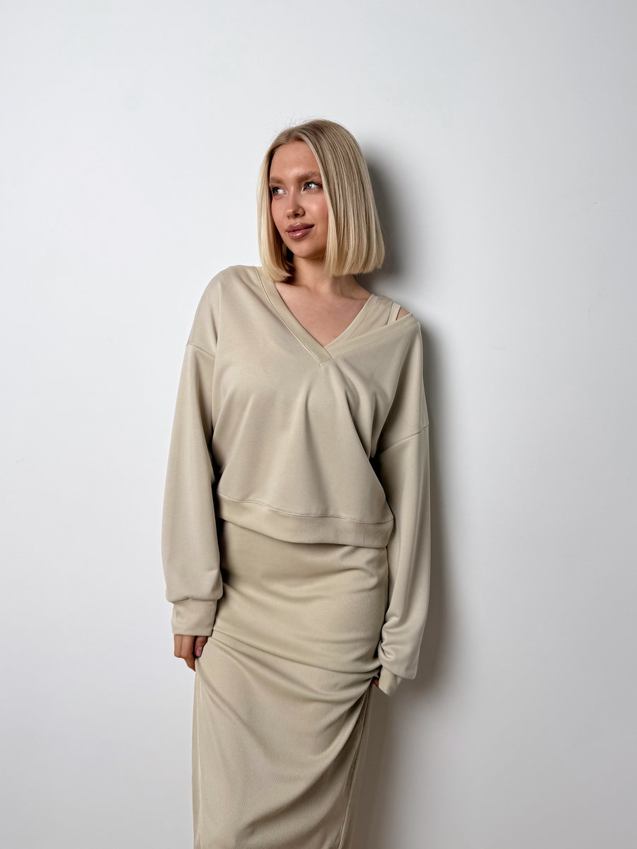 Свитшот с платьем (комплект)