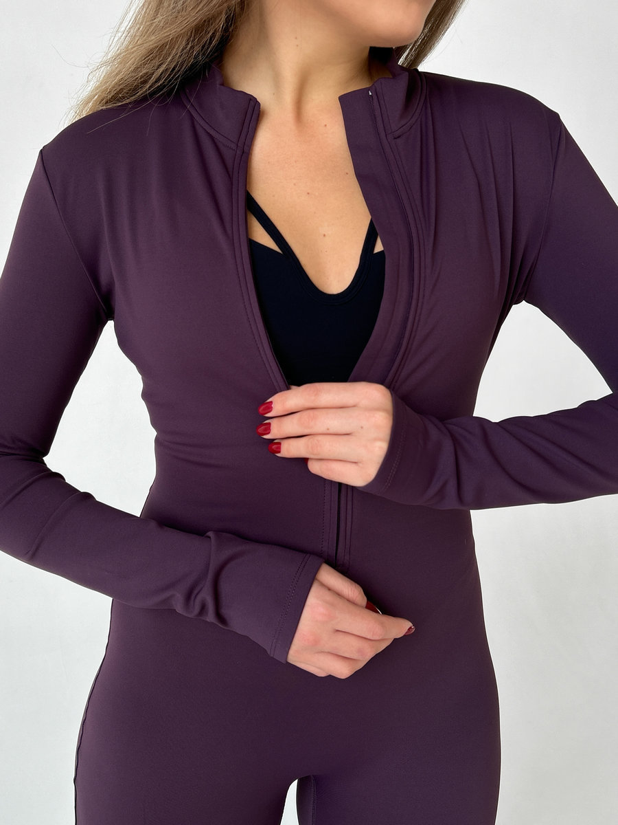 Комбинезон утепленный на молнии полной длины с длинными рукавами